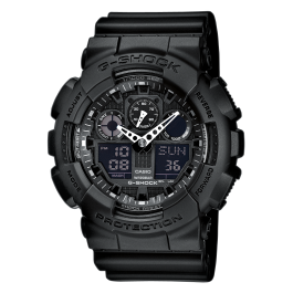 CASIO vyriški laikrodžiai G-Shock GA-100-1A1ER